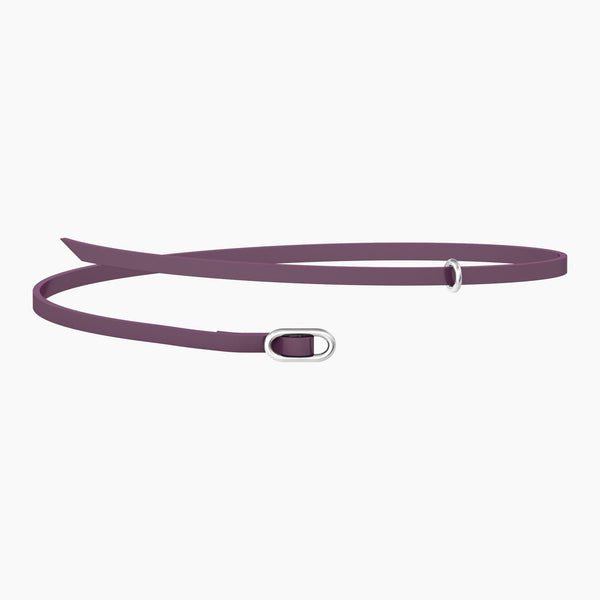 Choker-bracciale in camoscio viola SKINNY - Gioielleria Fondente