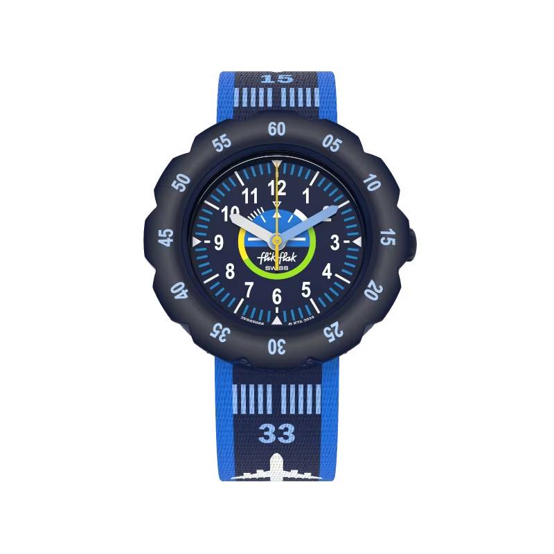 Orologio Bambino Flik Flak Take Off Aereoplano