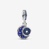 Charm Pendente Luna Girevole - Gioielleria Fondente