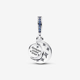 Charm Pendente Luna Girevole - Gioielleria Fondente