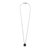 Collana con onice nera quadrata