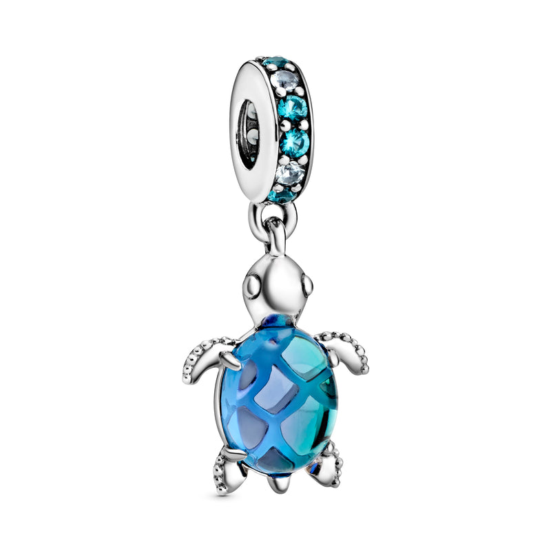 798939c01 Charm pendente Tartaruga di mare in vetro di Murano