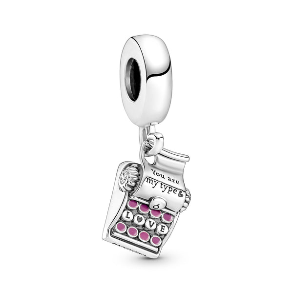 790069c01 Charm Pendente Macchina da Scrivere