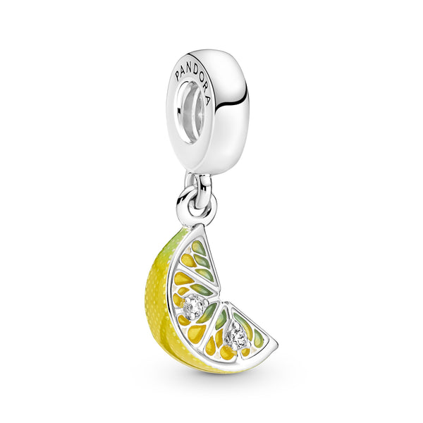 791696c01 Charm Pendente Spicchio di Limone