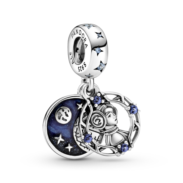 799251c01 Star Wars charm pendente doppio Principessa Leila