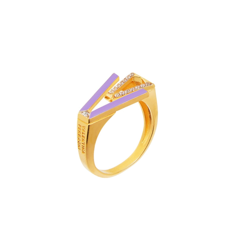 Anello "Mia Lilac" - Gioielleria Fondente