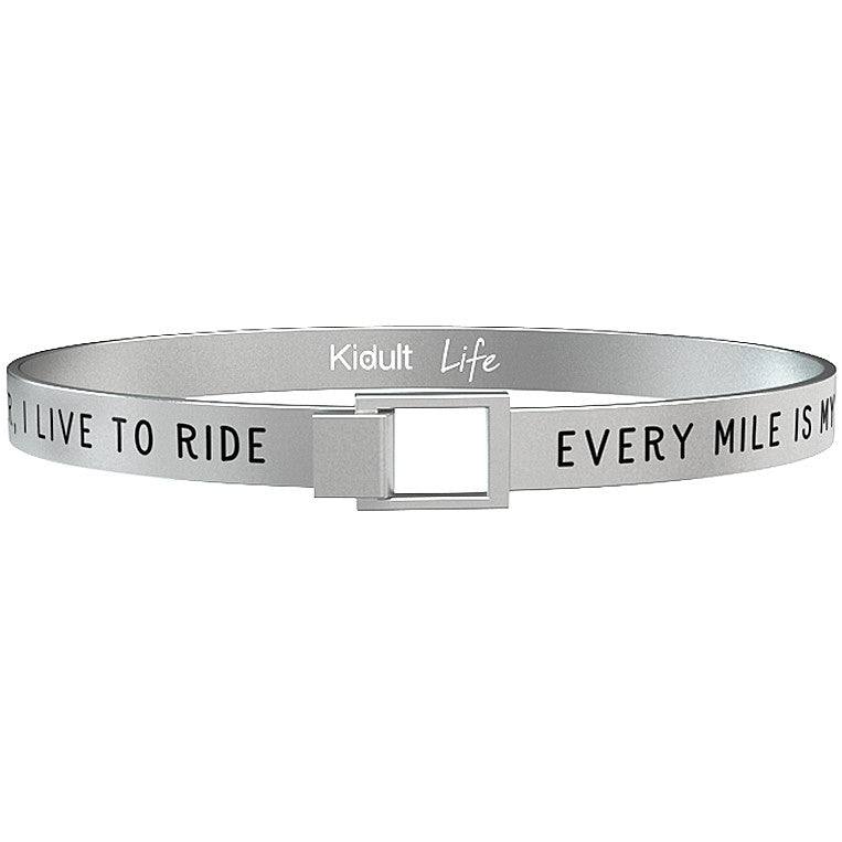 731394 Bracciale Free Time "every mile is my destination. Every failure is my motivation. I'm a rider i live to ride"