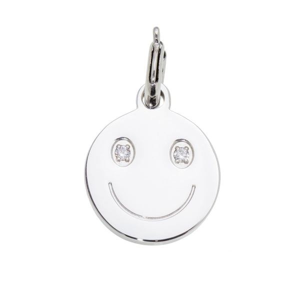 18ch043 Charm smile con zirconi